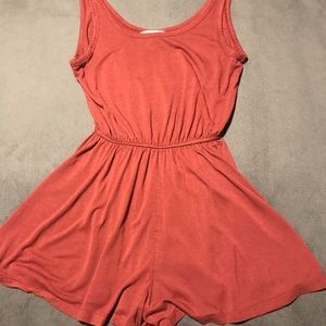 Burnt orange romper
